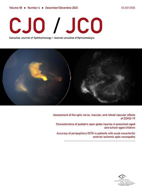 Go to journal home page - Canadian Journal of Ophthalmology